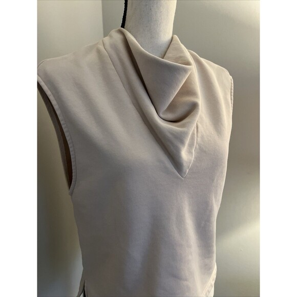 Cuyana Cowl Neck Sleeveless Tank Cream Size Small - Picture 2 of 10